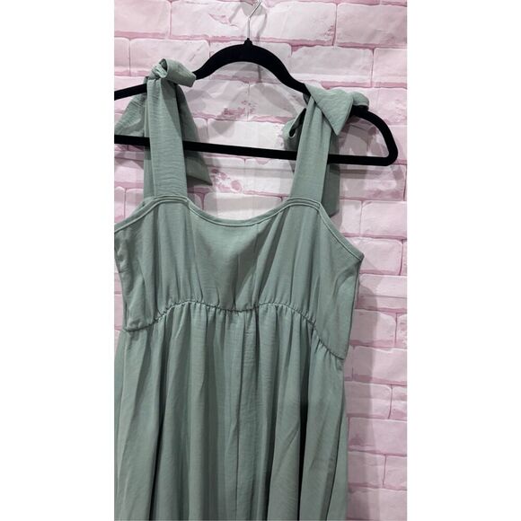 See you Monday green dress size large flowy beach vacation - Picture 9 of 9